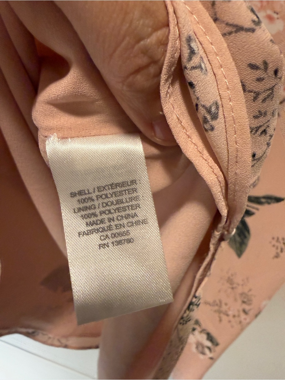 RW&CO. Dusty Pink Floral V-Neck Camisole - Picture 4 of 4